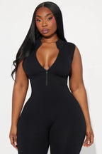 Johanna Seamless Jumpsuit - Black