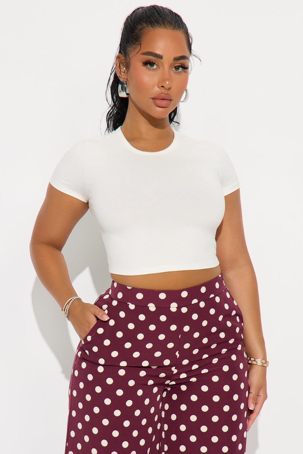 Lizzie Crew Neck Baby Tee