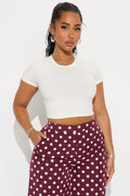 Lizzie Crew Neck Baby Tee