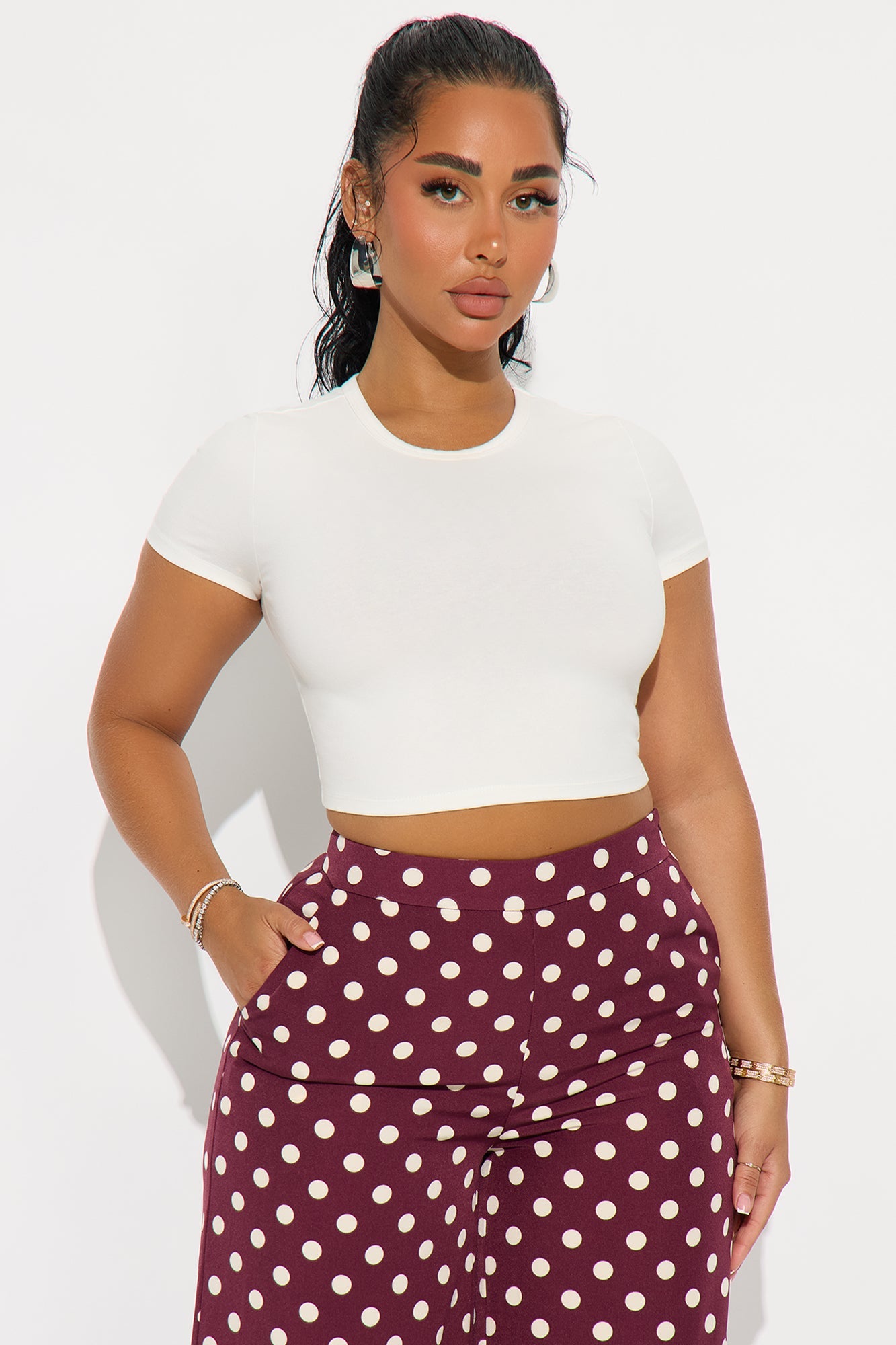 Lizzie Crew Neck Baby Tee