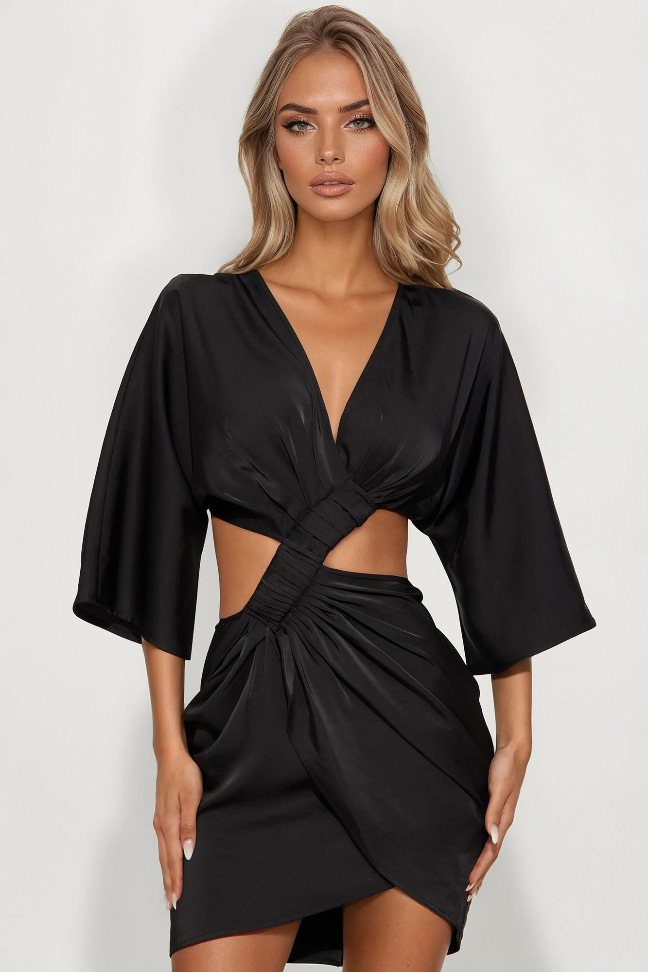 Run The Night Satin Mini Dress