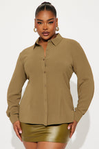 Sweet Escape Airflow Shirt - Olive
