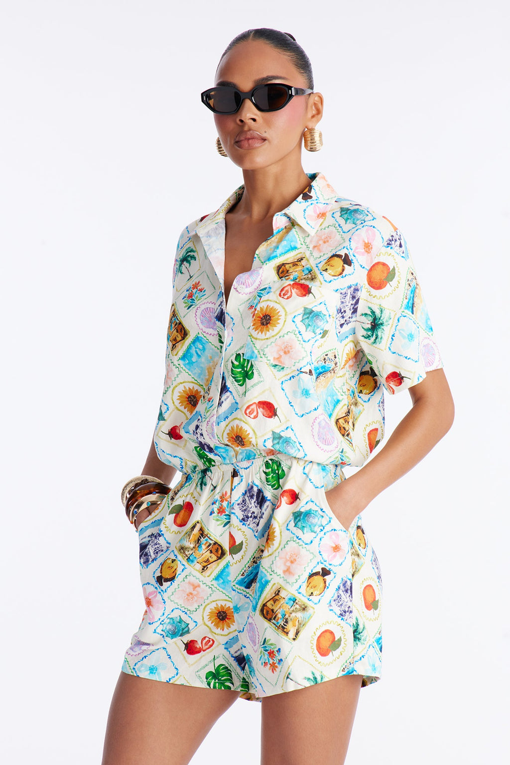 IIany Linen Romper