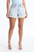 Sunkissed Non Stretch Cut Off Denim Shorts