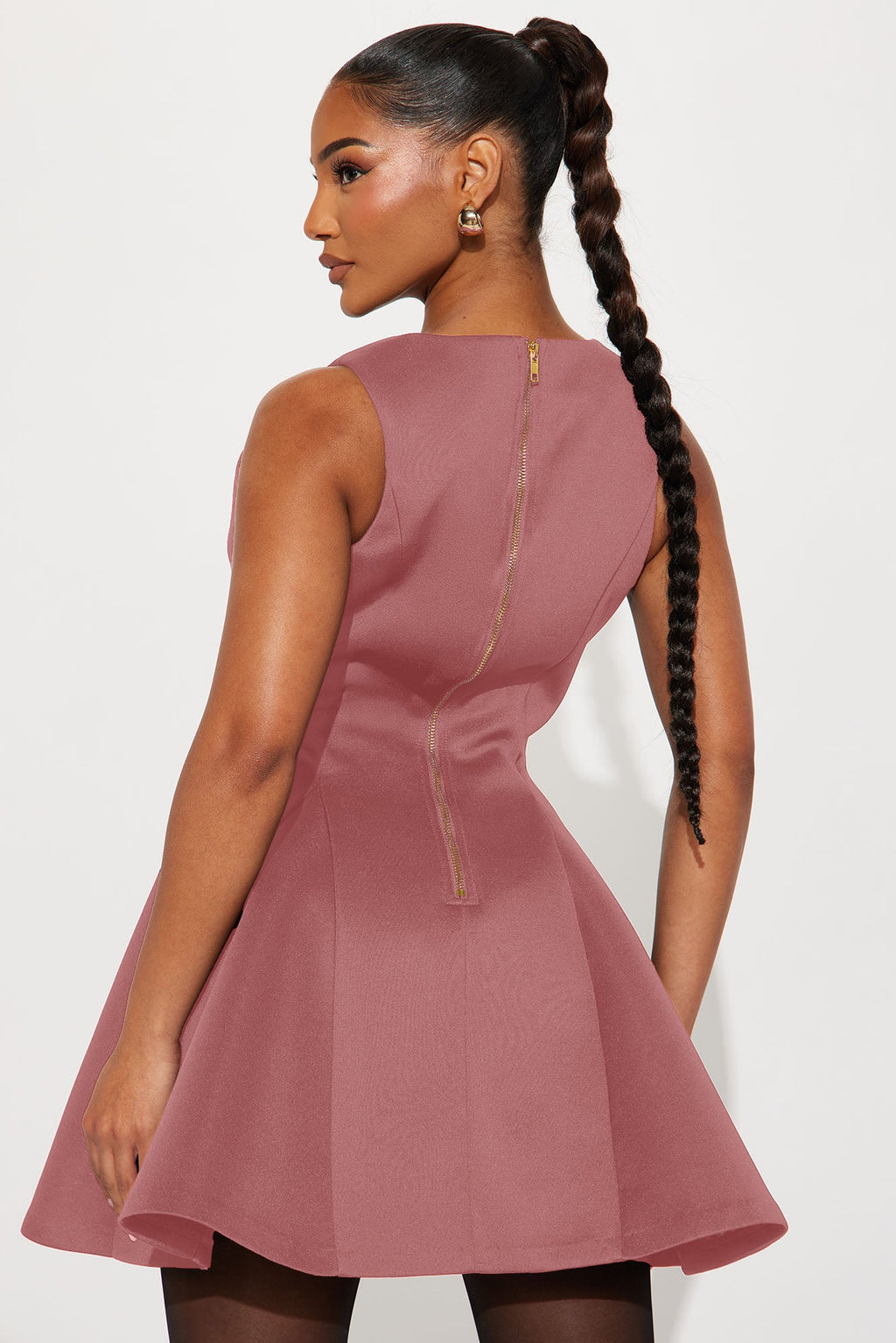 Queen Of Everything Pleated Mini Dress
