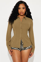 Sweet Escape Airflow Shirt - Olive