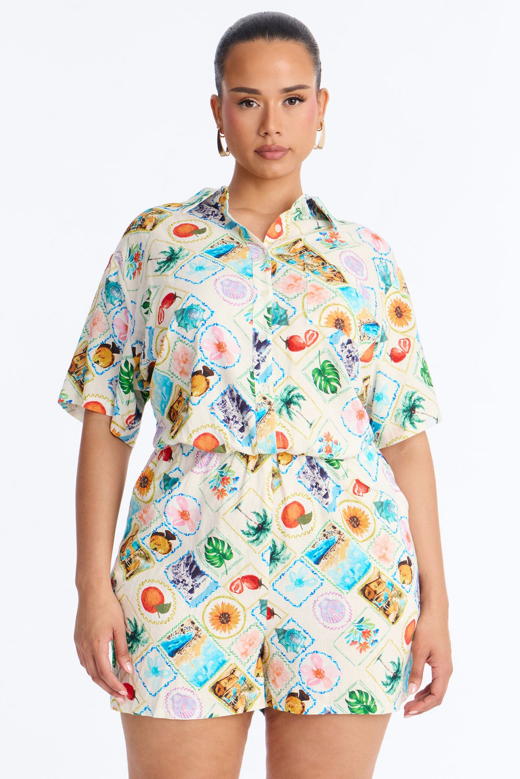 IIany Linen Romper