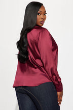 Yuliana Satin Shirt - Win