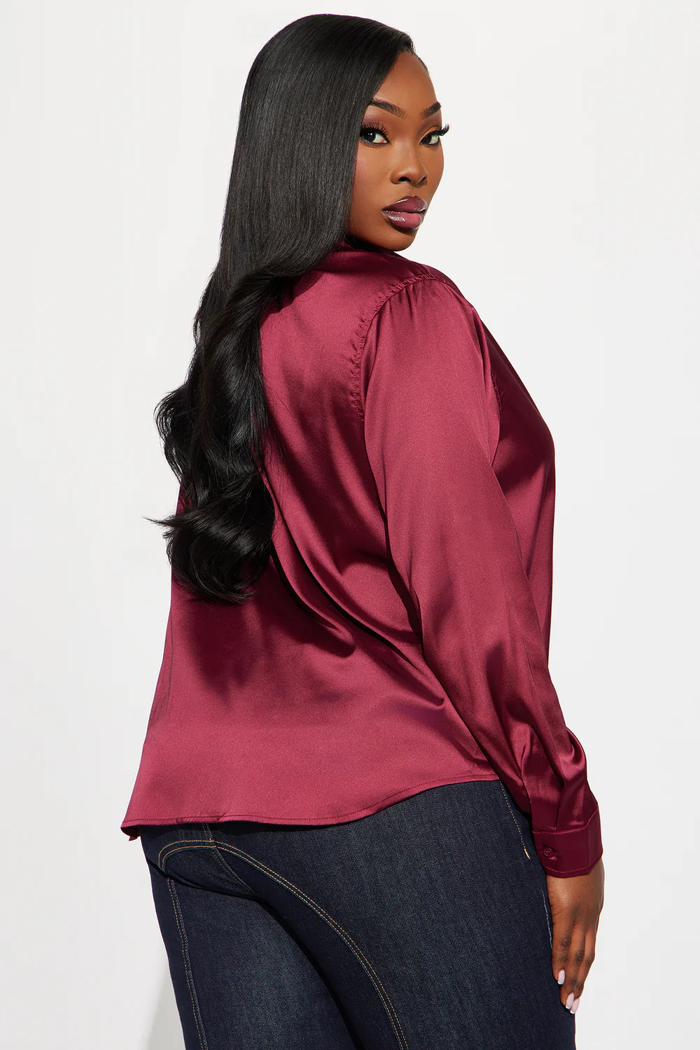 Yuliana Satin Shirt - Win