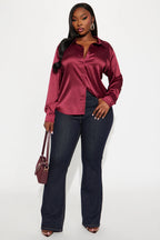 Yuliana Satin Shirt - Win