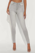 Tall Madrid Booty Lifting High Rise Stretch Skinny Jeans - Grey