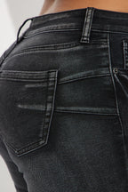 She's An Icon Curvy Stretch Skinny Jeans - Black Wash