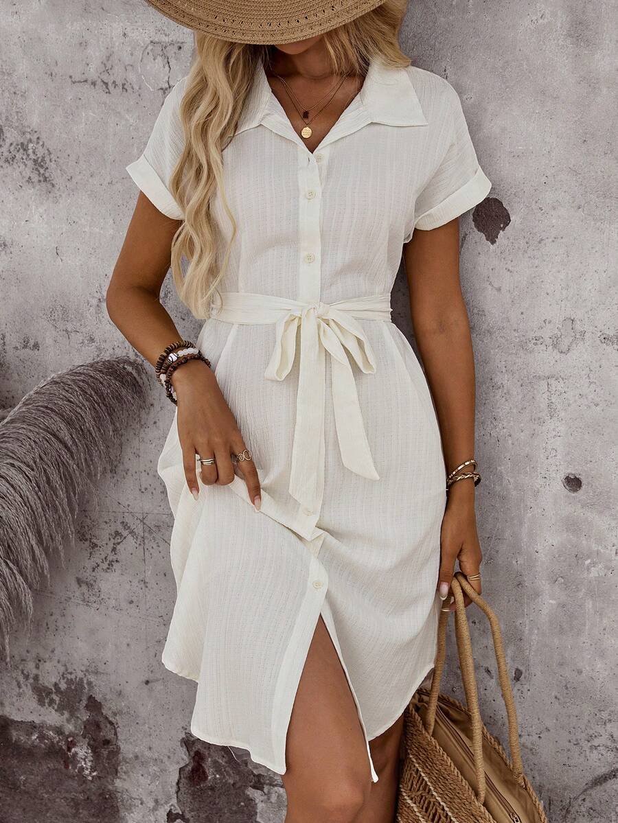 Pure Intention White Sleeveless Midi Dress