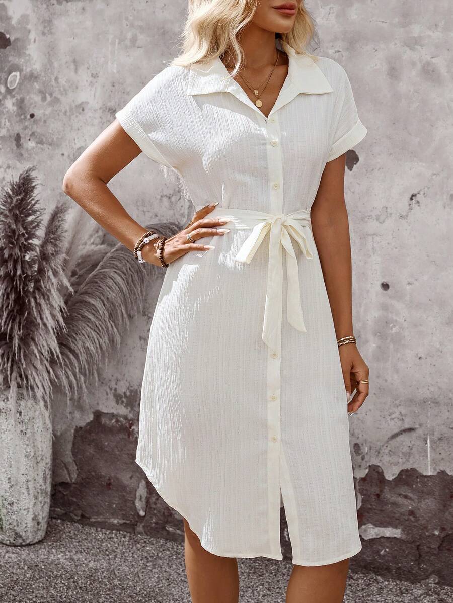 Pure Intention White Sleeveless Midi Dress