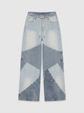 Saddie Light Wash Stretch Baggy Jeans