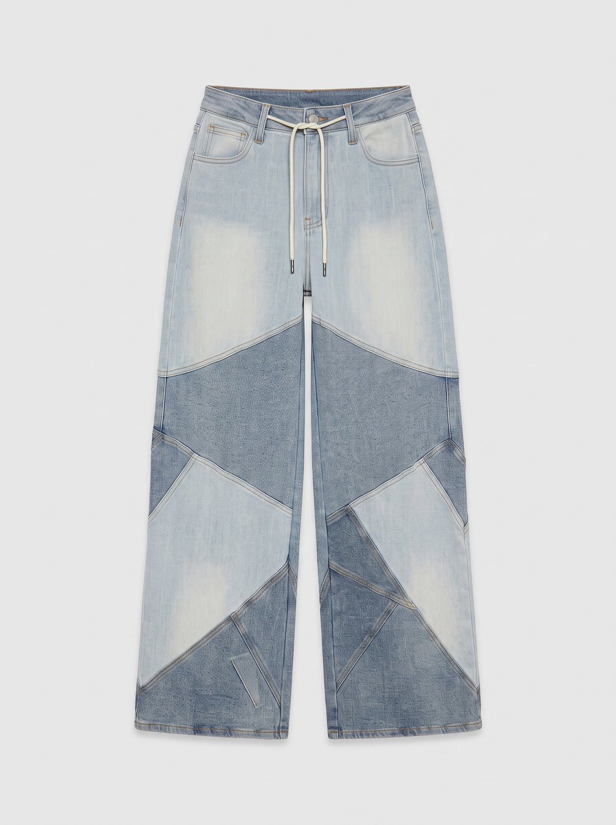 Saddie Light Wash Stretch Baggy Jeans