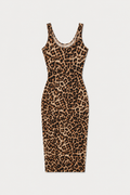 Out & About Printed Midi Dress – Leopard