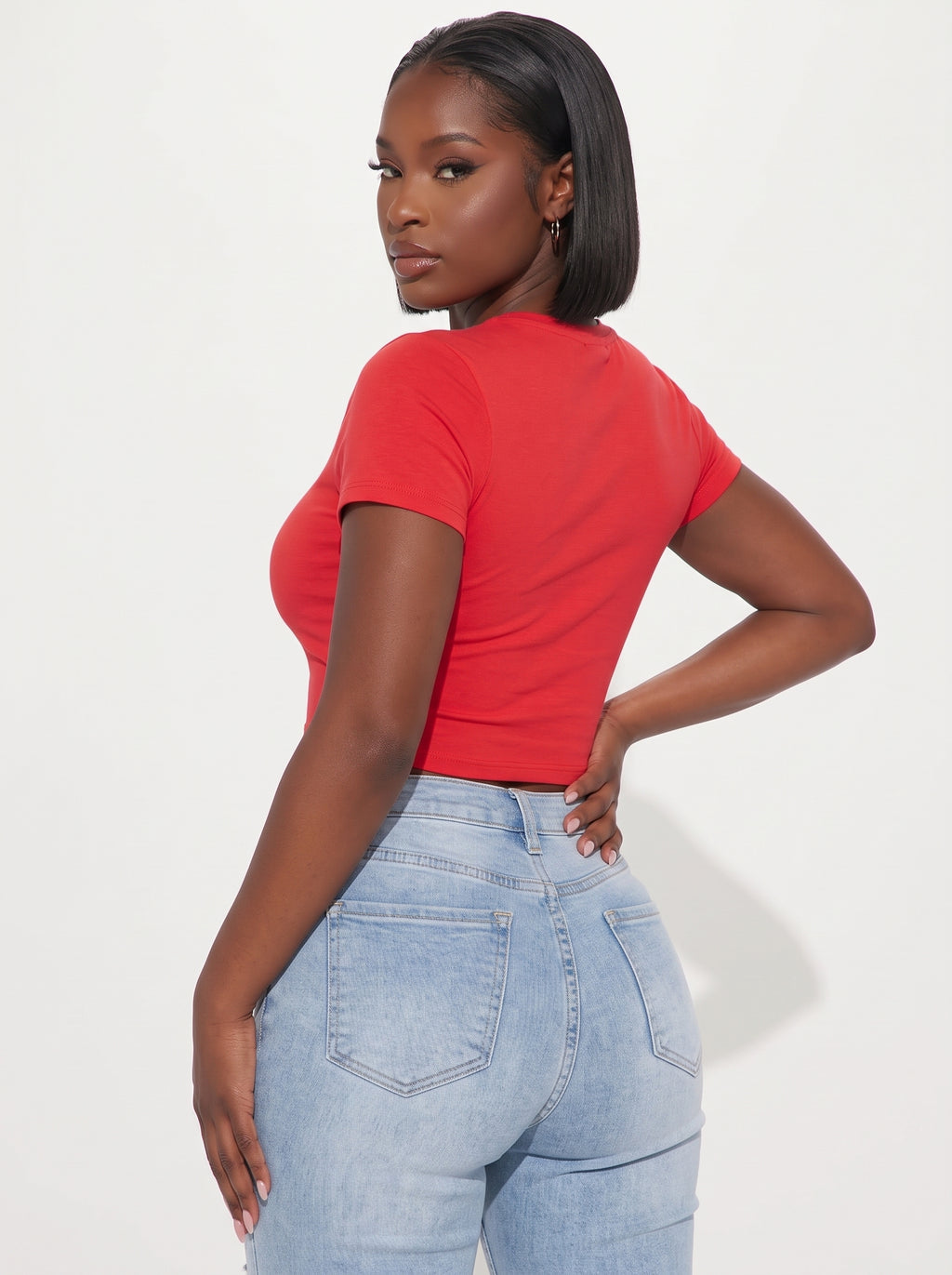 Crew Neck Crop Top