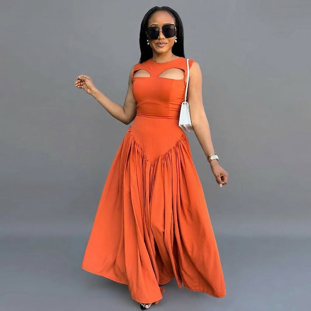 Retro A-Line Summer Swing Dress