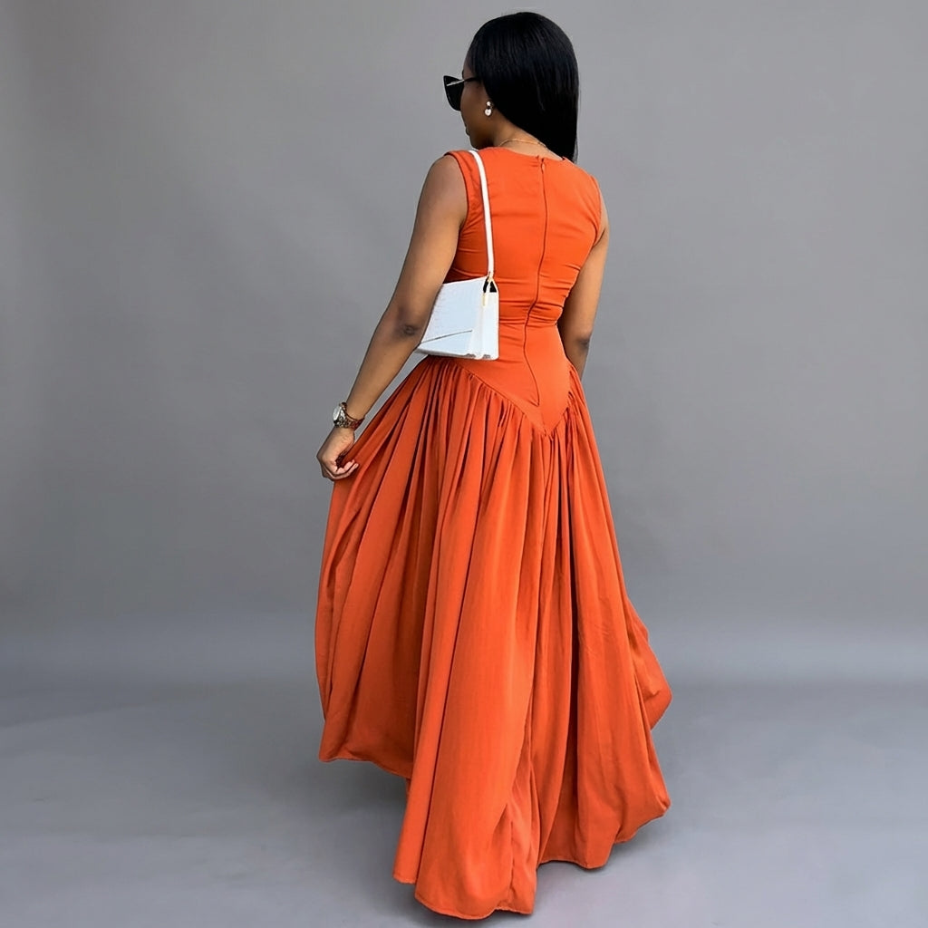 Retro A-Line Summer Swing Dress