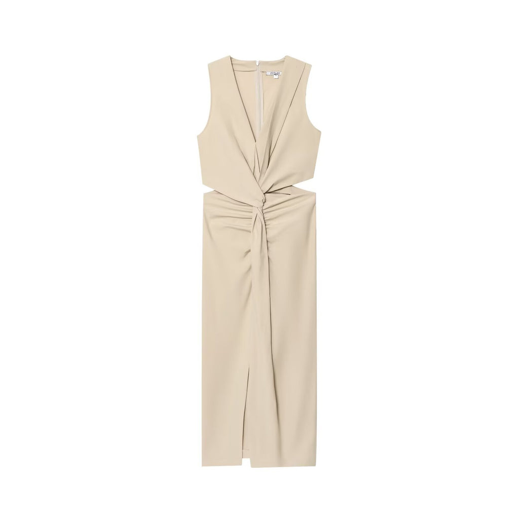 Knot Your Average V-Neck Midi Dress