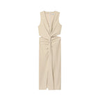 Knot Your Average V-Neck Midi Dress