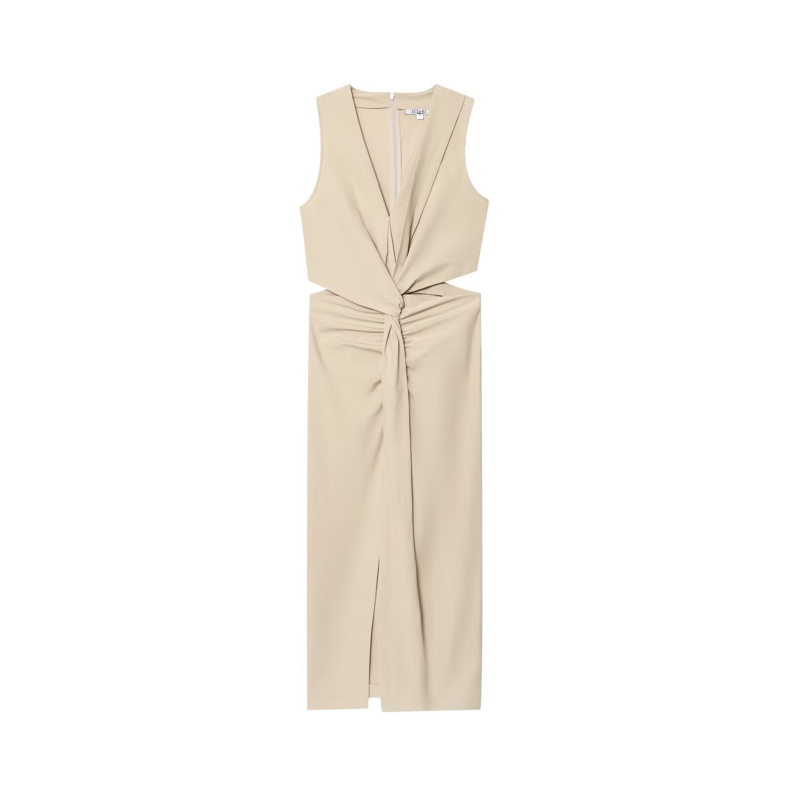 Knot Your Average V-Neck Midi Dress