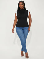 Selianne Back To School Women's Office Casual Sleeveless Top