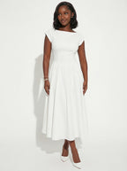 Night Out Energy Open Back Cut-Out A-Line Dress