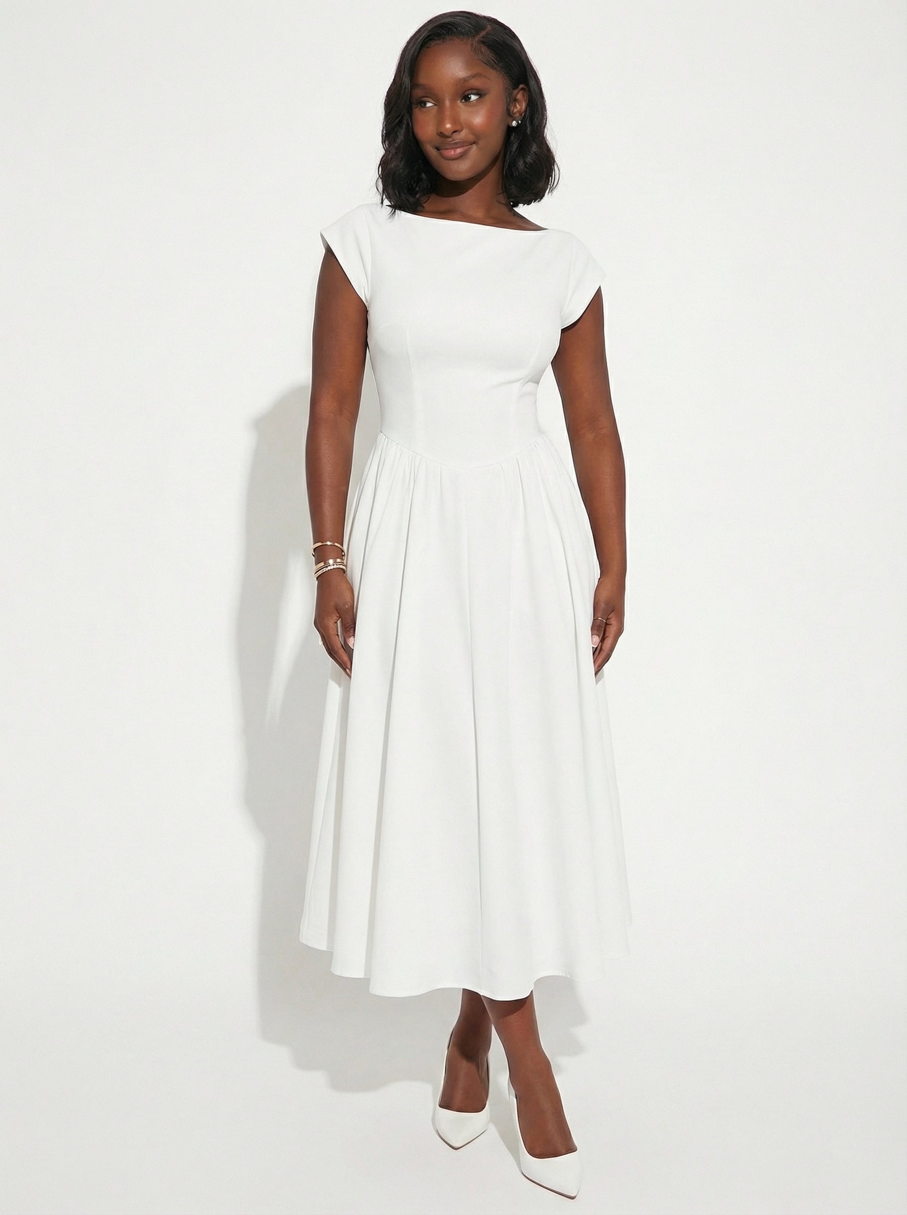 Night Out Energy Open Back Cut-Out A-Line Dress