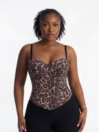Spots On Leopard Crop Cami Top