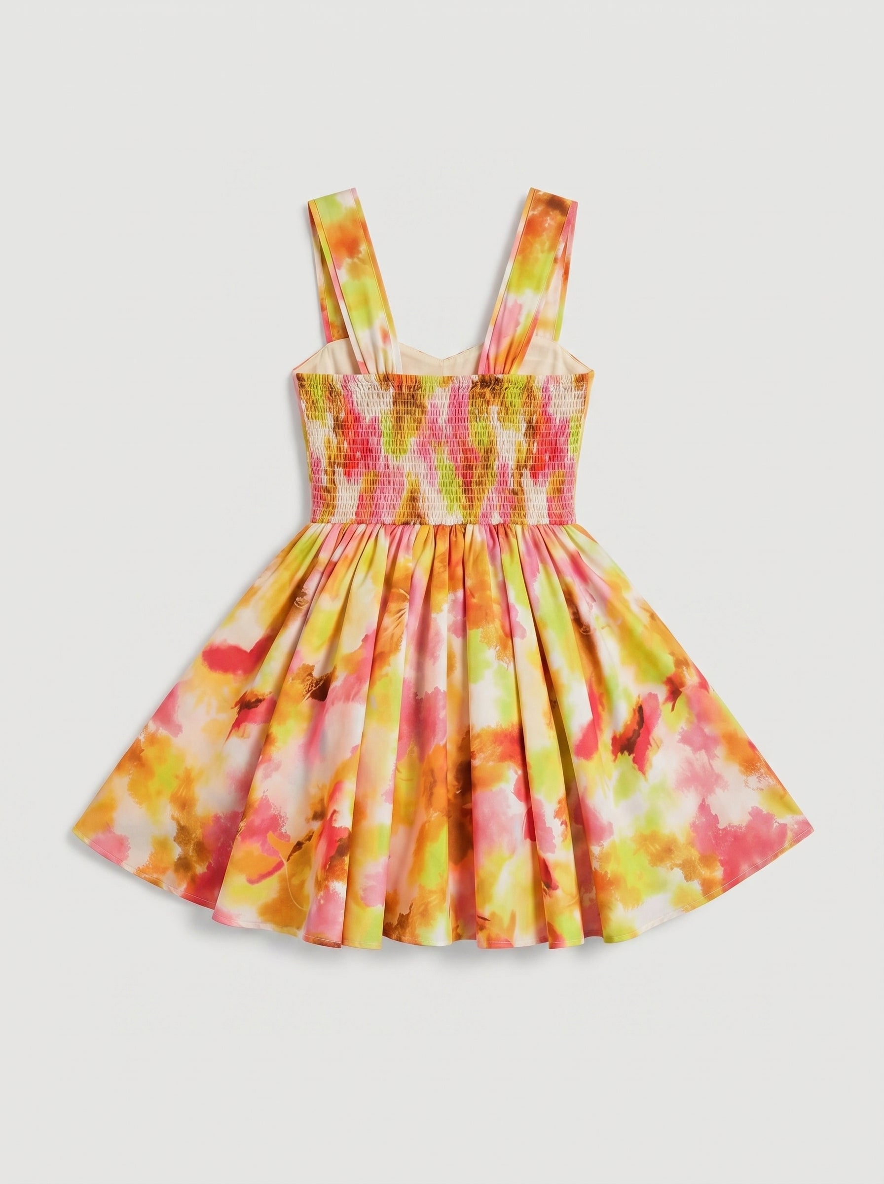 Somewhere Warm Sleeveless V-Neck A-Line Mini Dress