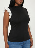 Selianne Back To School Women's Office Casual Sleeveless Top
