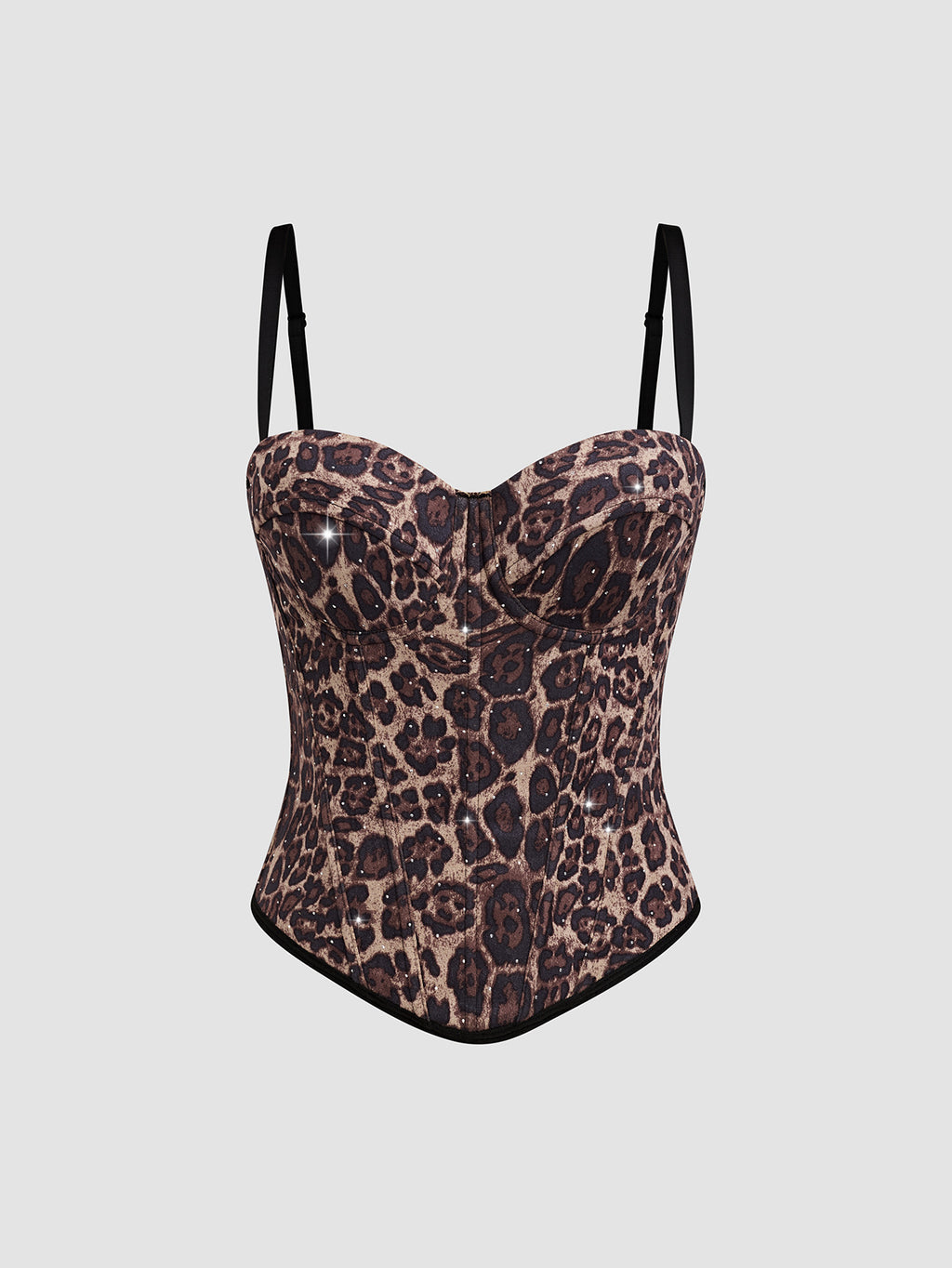 Spots On Leopard Crop Cami Top