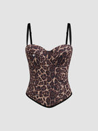 Spots On Leopard Crop Cami Top