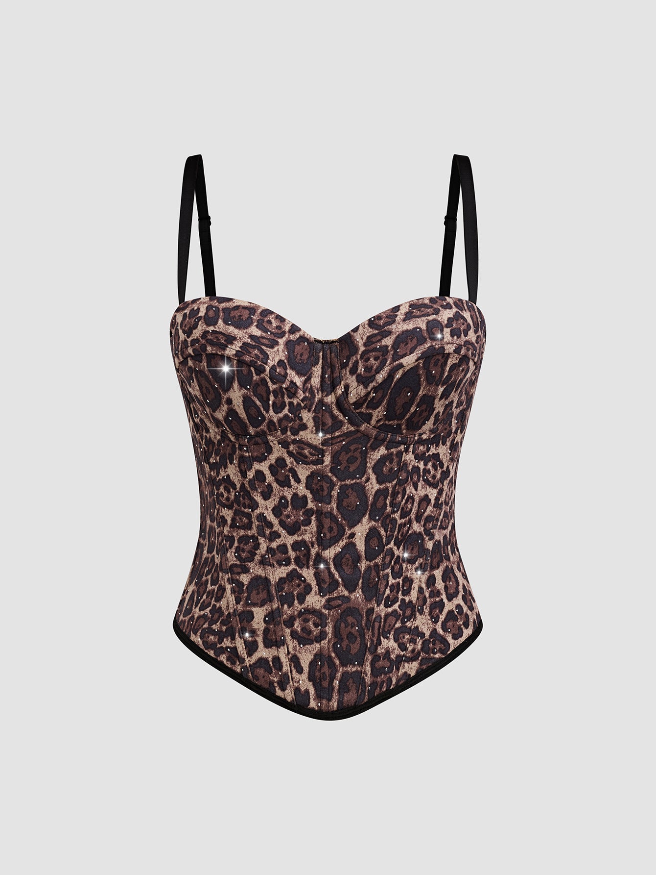 Spots On Leopard Crop Cami Top
